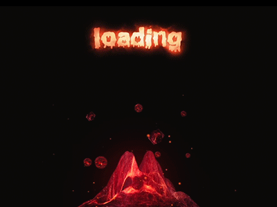 volcanic loading dynamic gif loading