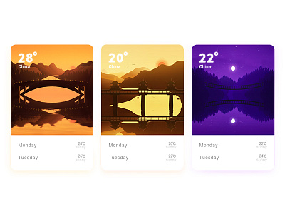 Bridge Series illustration page ui