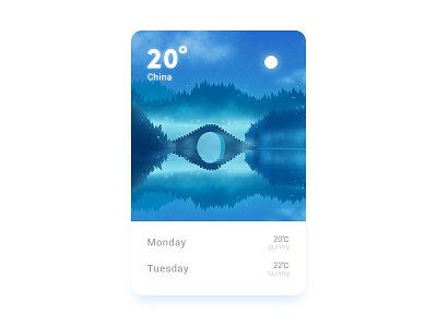 Beauty of West Lake illustration page ui