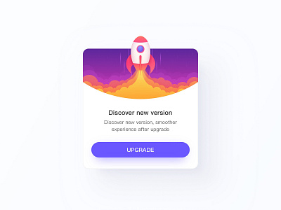 Discover New Version app color design illustration ui