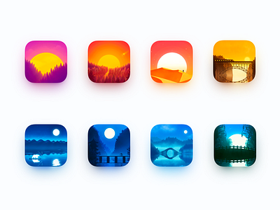 Landscape Icon by Tomato76 on Dribbble