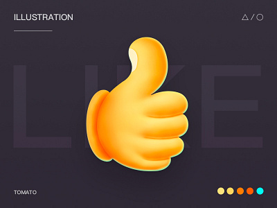 Like color design font game icon illustration logo ui