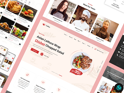 The Best Food Ordering website Template Design HTML and CSS.