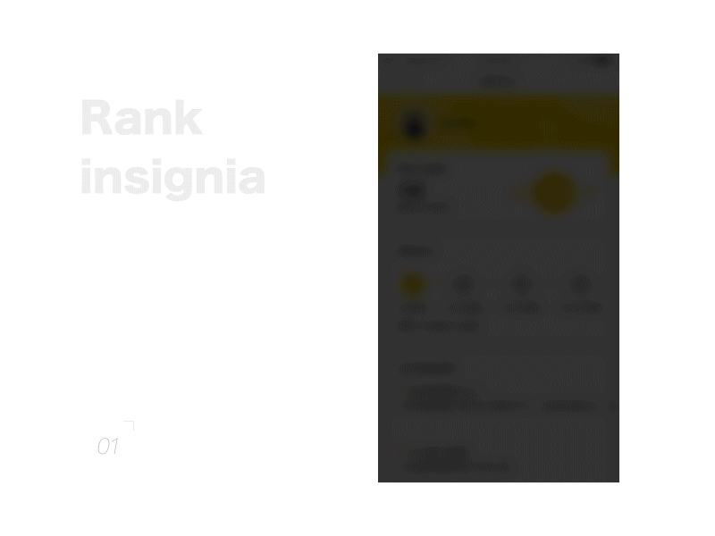 Rank insignia by weizai on Dribbble