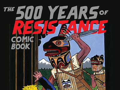 (READ)-The 500 Years of Resistance Comic Book app book books branding design download graphic design illustration logo ui