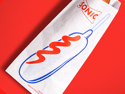 Corn Dog Packaging corn dog drive in fast food packaging sonic