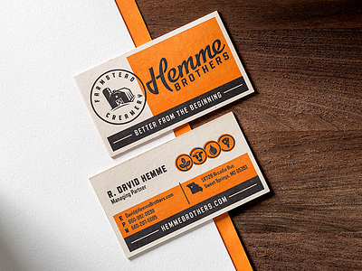 Letterpress Business Cards