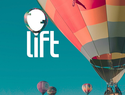 Lift (hot air balloon logo) dailylogochallenge design graphic design logo