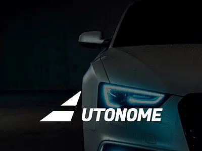 Autonome (self driving car logo) dailylogochallenge design graphic design logo