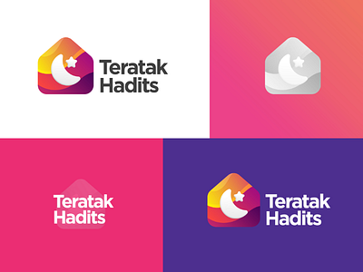 Teratak Hadits logo concept brand branding concept flyers gradientlogo islam islamic islamiclogo landingpage logo minimalistlogo poster religionlogo