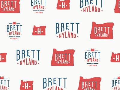 Brett Hyland Identity System branding identity oregon politics