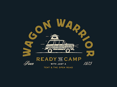 Wagon Warrior 2 graphic jeep tee shirt vintage