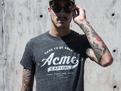 Acme Capital t-shirt branding logo swag t shirt