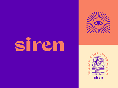 Siren Cannabis Branding branding icon logo type typography