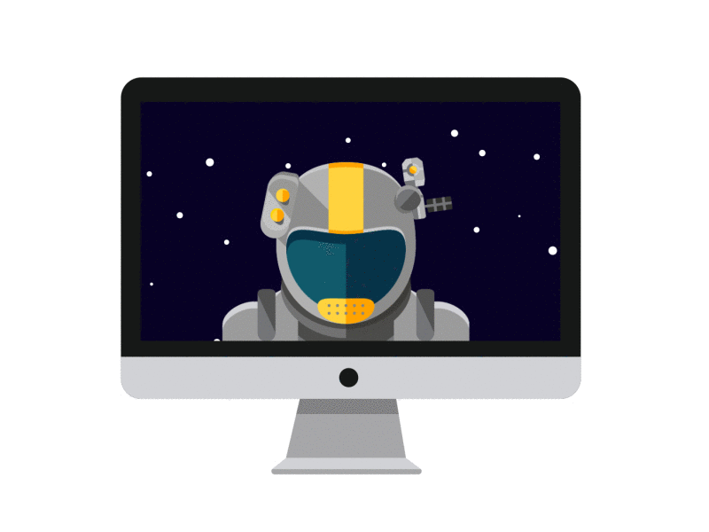 iMac_space_(gif) cosmos flat future gif imac space star