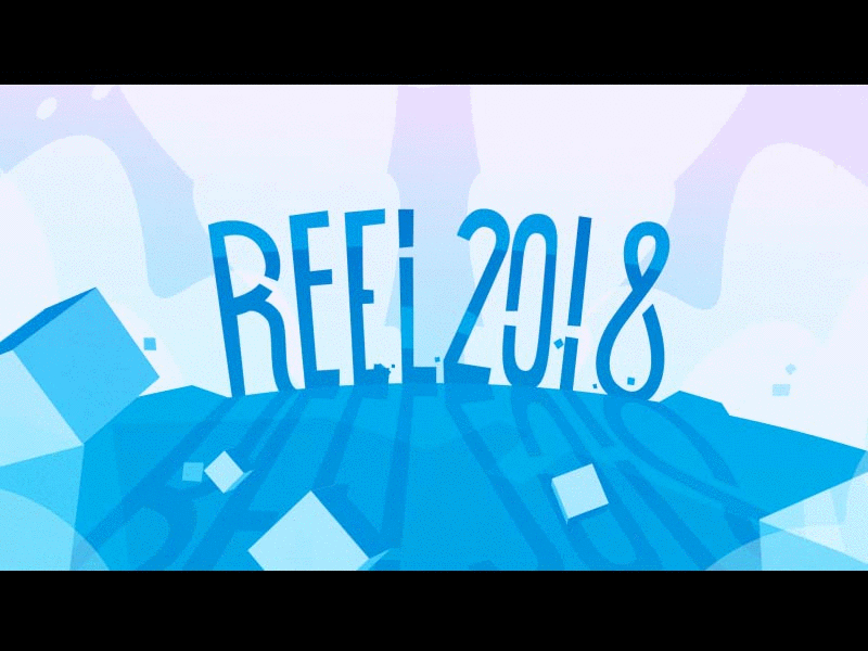 Reel 2018 2d ae animation art character design flat gif illustration motion typography