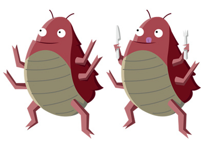 Fleas character design flea illustration