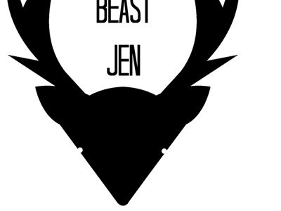 Logo WIP antler design illustration logo simple