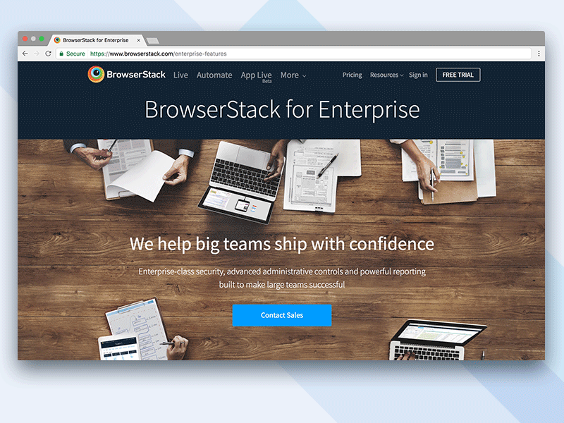 BrowserStack for Enterprise