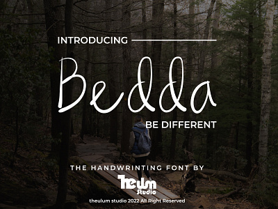 Bedda - Be Different in Handwriting bad handwriting bedda children font classic clean cool design different font handwriting handwritten illustration kid handwriting lettering multilingual san serif simple typeface typography unique font