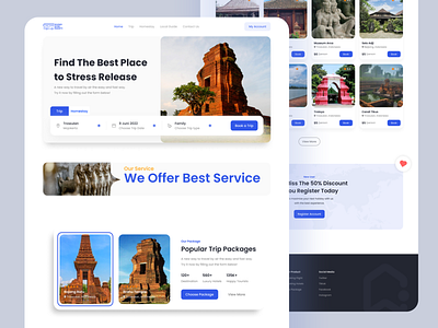 Modern Trip Landingpage