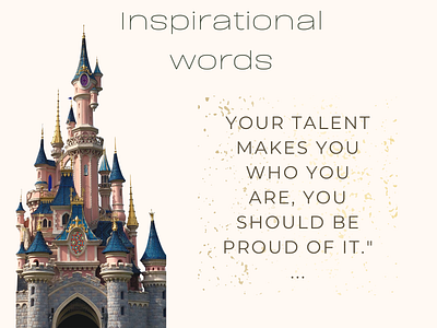 DISNEY QUOTES ! background and fonts illustration typography water colour digital covers