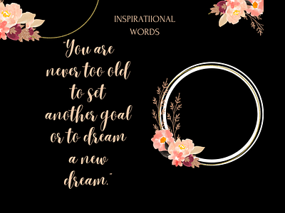INSPIRATIONAL WORDS! background and fonts graphic design water colour digital covers