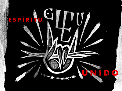 GLEU brand graphics illustration
