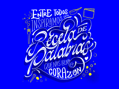 Bancolombia Lettering expresive lettering typography