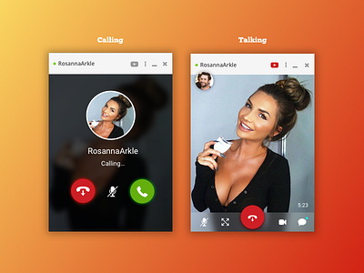 Video Call Sticky Messenger