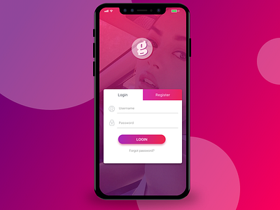 Dating app login DailyUI-001.1