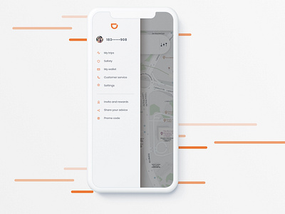 Didi App Menu app car sharing didi menu orange taxi