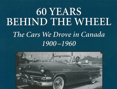 (EBOOK)-60 Years Behind the Wheel: The Cars We Drove in Canada, app book books branding design download ebook illustration logo ui