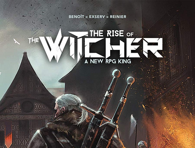(BOOKS)-The Rise of The Witcher: A New RPG King app book books branding design download ebook illustration logo ui