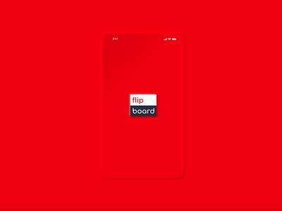 flipboard app design logo neumorphism ui