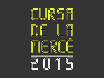 Logo Cursa Merce 2015 branding logo logotipo runner sports