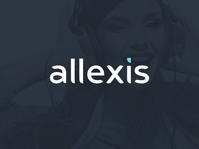 Allexis Logo brand logo music app ui