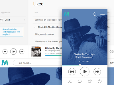 Allexis Music Player music player rwd ui