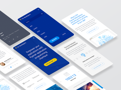 API Marketplace - mobile view