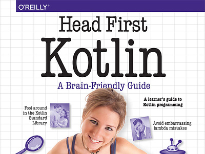 (READ)-Head First Kotlin: A Brain-Friendly Guide app book books branding design download ebook illustration logo ui