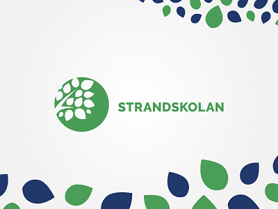 Strandskolan design graphic identity logo logotype school