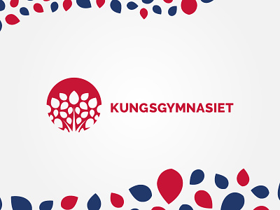 Kungsgymnasiet design graphic identity logo logotype school