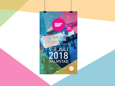 Gullbrannafestivalen design festival graphic poster