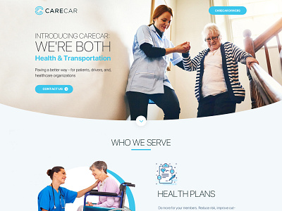 Health Care Website branding ux
