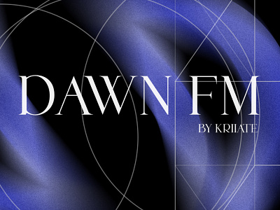 Dawn FM - track covers album art album cover design graphic design illustration typography