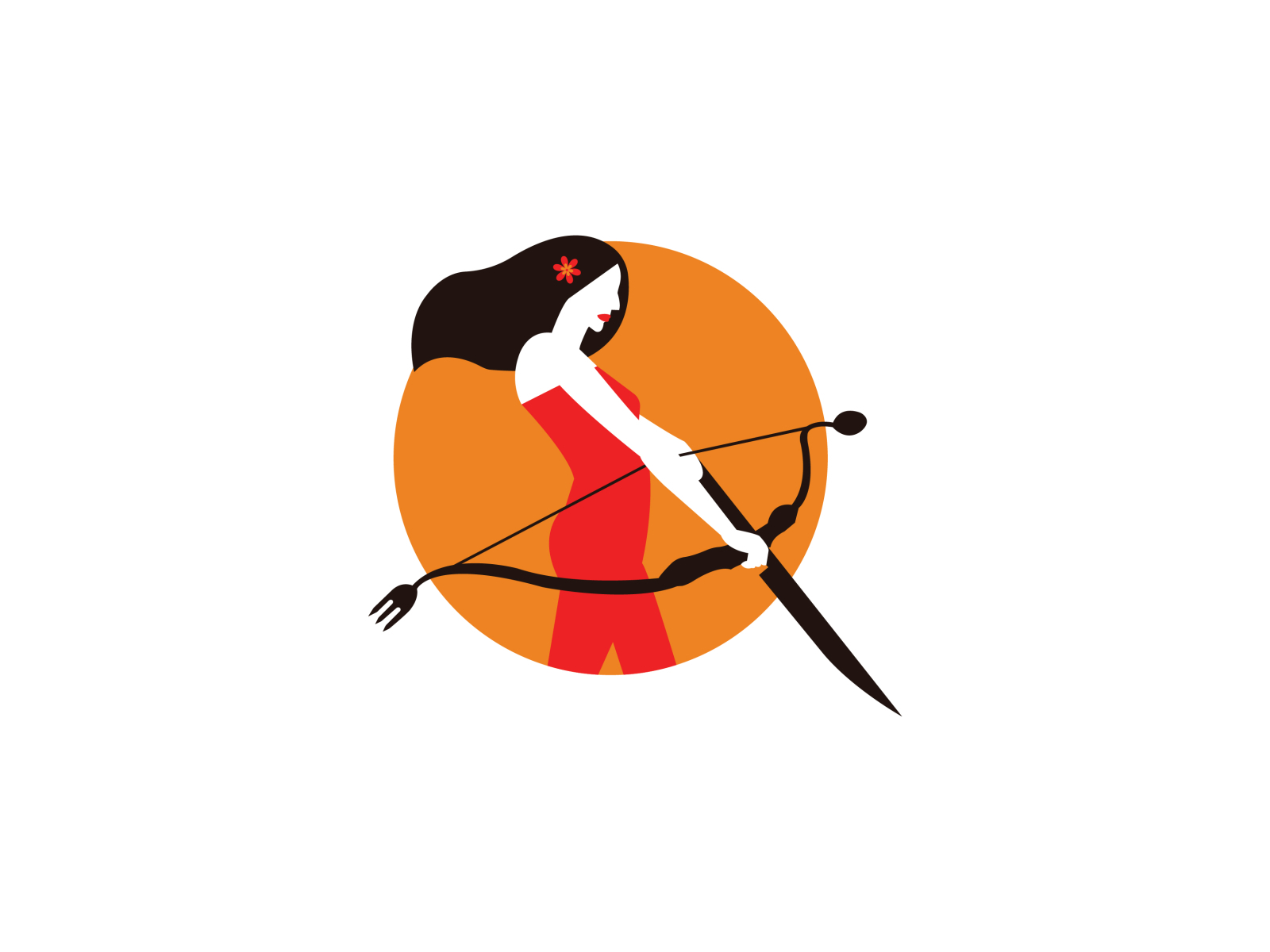 Food Shooter Woman Logo by Ismanto on Dribbble