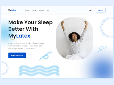 Landing Page Selling Mattress