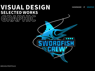 SWORDFISH 3d branding design logo
