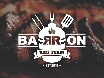 Vintage Barbecue Team Logo bar barbecue bbq branding design event logo logodesign meat men team vintage vintage logo