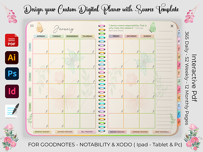 Design your Custom Digital Planner for GoodNotes